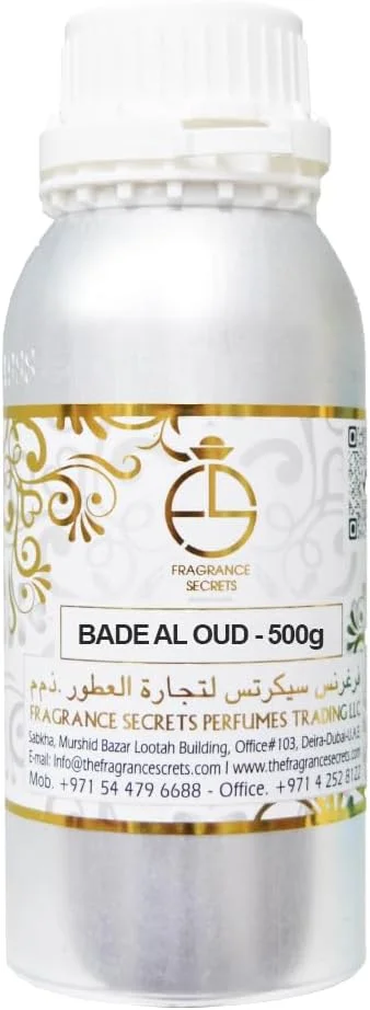 روغن عطر – الهام گرفته از BADE AL OUD HONOUR & GLORY | روغن عطر متمرکز ماندگار و بدون الکل (100 گرم، 250 گرم، 500 گرم، 1 کیلوگرم) (500 گرم)