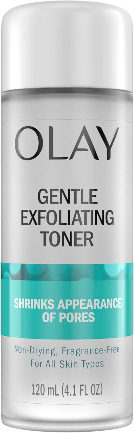 تونر لایه بردار ملایم اُلی، بدون عطر، 121 میلی لیتر، پاک کننده صورت برای درمان منافذ باز، رفع انسداد و کاهش ظاهر منافذ