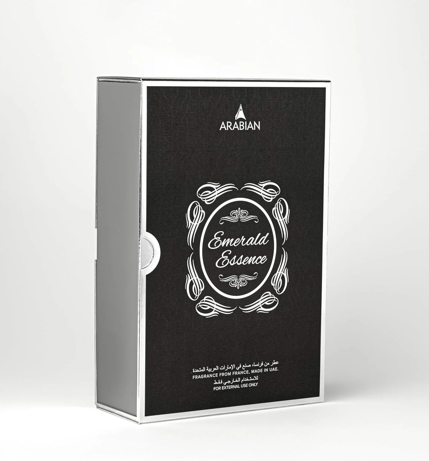 اسانس زمرد، اکستریت دِ پارفوم، ۱۰۰ میلی لیتر، رایحه شرقی با عود و ادویه جات، عطر ممتاز ماندگار برای مردان، عطرهای بین المللی عربی