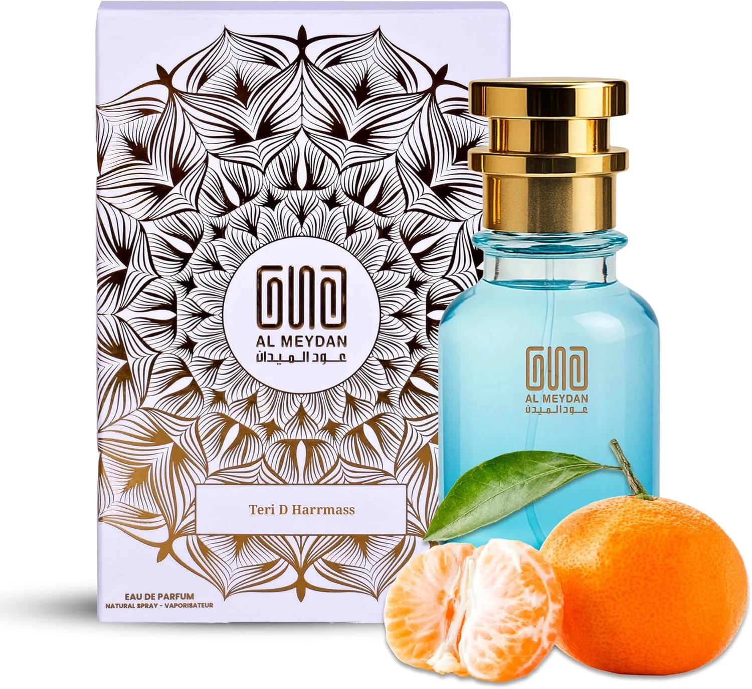 عطر روغنی مردانه - رایحه ای از تری دی هارماس - روغن عطر مرکباتی چوبی بدون الکل با رایحه پرتقال، گریپ فروت و فلفل - ماندگاری طولانی 8-12 ساعت (100 میلی لیتر)