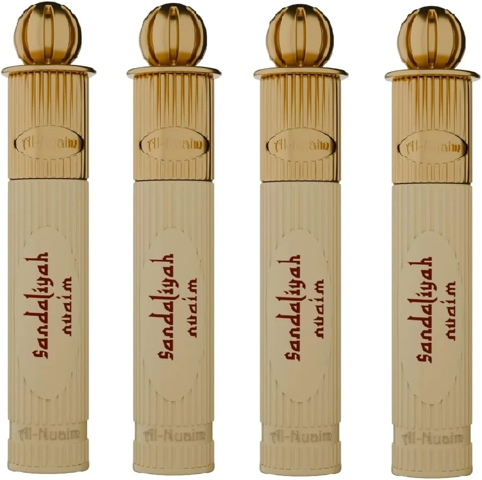 عطر رولی نعیم سندالیا گلد سریز برای آقایان و بانوان - بسته 4 عددی (6 میلی لیتر)