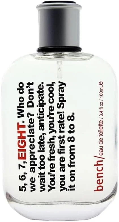 ادکلن مردانه بنچ ایت - رایحه ای جسورانه و مردانه - نت های چوبی، مرکباتی و مشک - 100 میلی لیتر