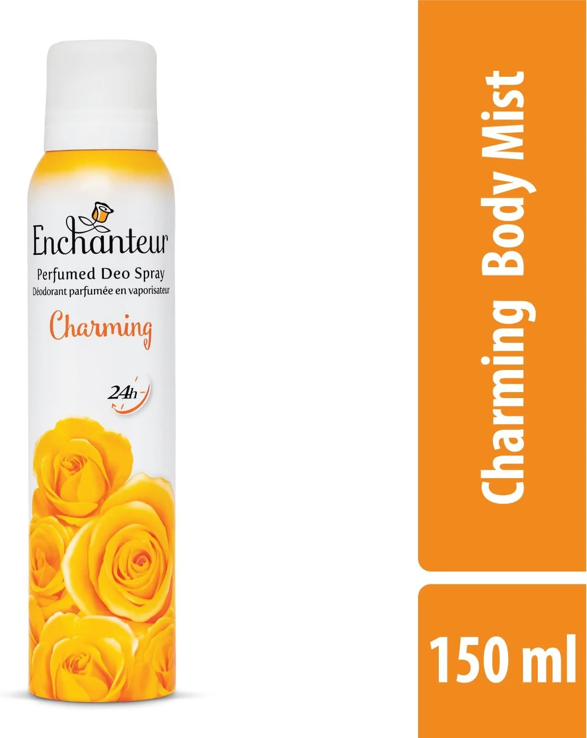 اسپری خوشبو کننده بدن زنانه انشانتور مدل چارمینگ، محافظت 24 ساعته در برابر بوی نامطبوع، 150 میلی لیتر | رایحه ای فریبنده