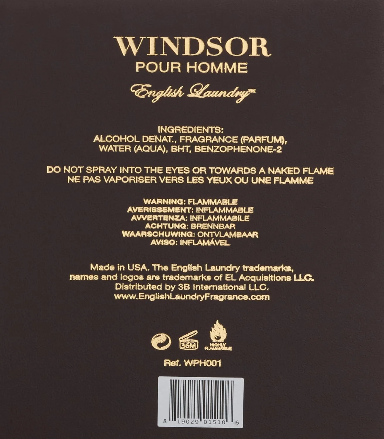 ادکلن مردانه انگلیش لاندری مدل Windsor Pour Homme، حجم ۱۰۰ میلی لیتر