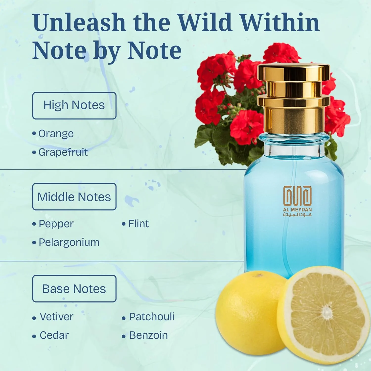 عطر روغنی مردانه - رایحه ای از تری دی هارماس - روغن عطر مرکباتی چوبی بدون الکل با رایحه پرتقال، گریپ فروت و فلفل - ماندگاری طولانی 8-12 ساعت (100 میلی لیتر)