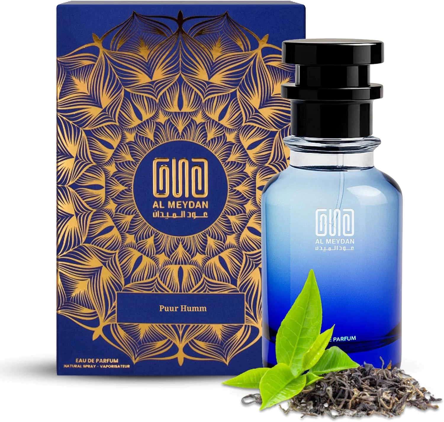 عطر روغنی مردانه – الهام گرفته از Puur Humm – روغن عطر بدون الکل با چای دارجلینگ، زنجبیل و چوب گایاک – ماندگاری طولانی، رایحه چوبی و مشک‌دار (۱۰۰ میلی‌لیتر)