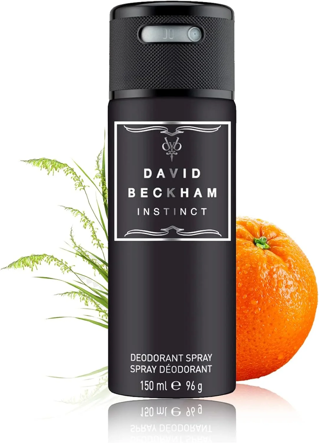 اسپری خوشبو کننده بدن مردانه دیوید بکهام اینستینکت، عطر مرکباتی فوژه، رایحه جذاب و پویا، قوطی مشکی شیک 150 میلی لیتر (5 اونس)
