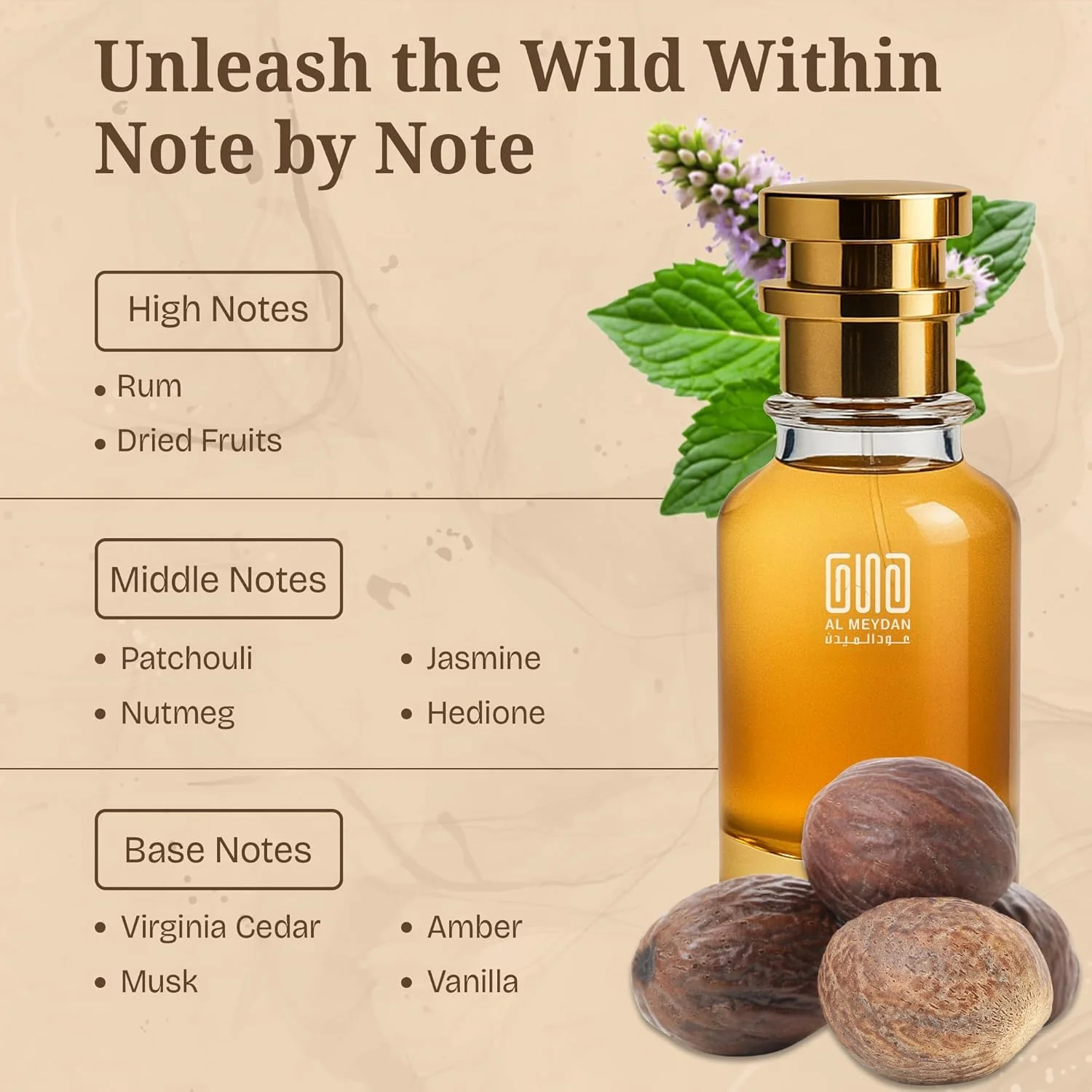 عطر روغنی مردانه – رایحه ای از استریت تو هون – روغن عطر چوبی کهربایی بدون الکل با رام، نعناع هندی و وانیل – رایحه ای گرم و تند ماندگار (80 میلی لیتر)