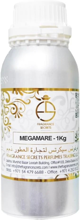 روغن عطر – الهام گرفته از MEGAMARE ORTO PARISI SUPER (G) | روغن عطر غلیظ، ماندگار و بدون الکل (100 گرم، 250 گرم، 500 گرم، 1 کیلوگرم) (500 گرم)