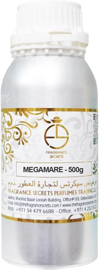 روغن عطر – الهام گرفته از MEGAMARE ORTO PARISI SUPER (G) | روغن عطر غلیظ، ماندگار و بدون الکل (100 گرم، 250 گرم، 500 گرم، 1 کیلوگرم) (500 گرم)