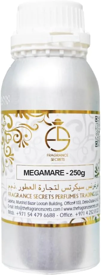 روغن عطر – الهام گرفته از MEGAMARE ORTO PARISI SUPER (G) | روغن عطر غلیظ، ماندگار و بدون الکل (100 گرم، 250 گرم، 500 گرم، 1 کیلوگرم) (500 گرم)