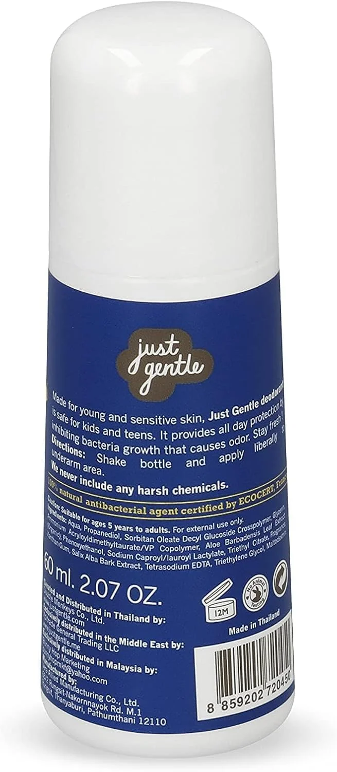 دئودورانت ملایم ارگانیک کودکانه، نسخه ورزشی، محافظت طبیعی، ایمن و موثر در برابر بو، بدون آلومینیوم، ملایم برای پوست حساس، 60 میلی لیتر دئودورانت ملایم ارگانیک کودکانه، نسخه ورزشی، محافظت طبیعی، ایمن و موثر در برابر بو، بدون آلومینیوم، ملایم برای پوست حساس، 60 میلی لیتر