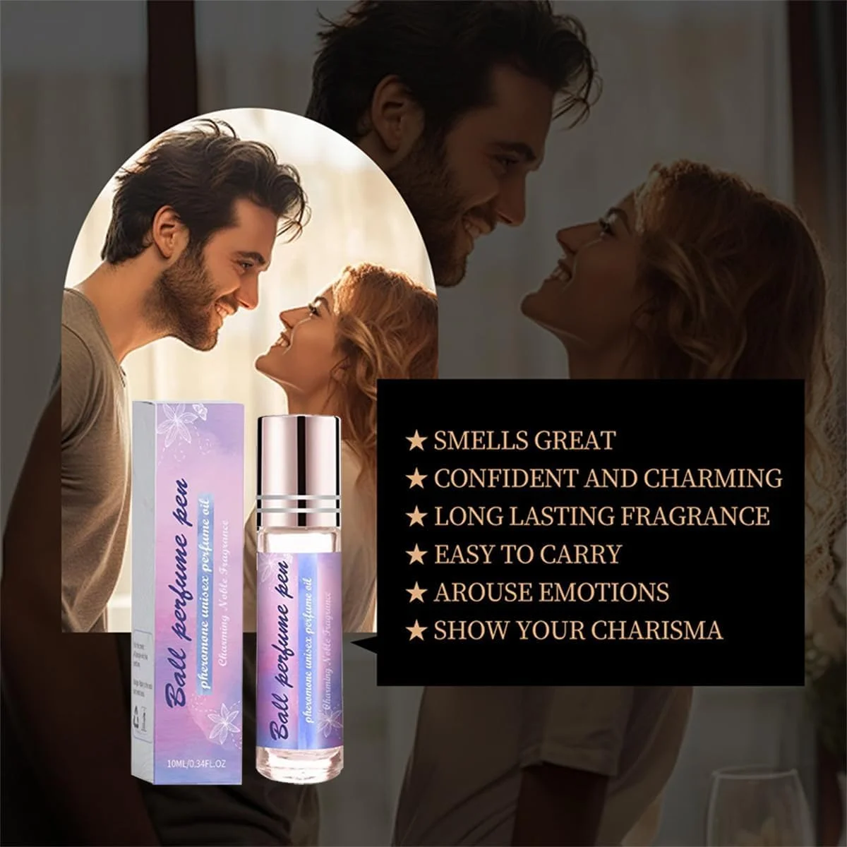 ادکلن مردانه، ادکلن رولی مردانه، عطر ماندگار، عطر مسافرتی، طراحی رولی، قابل حمل و میوه ای - 10 میلی لیتر