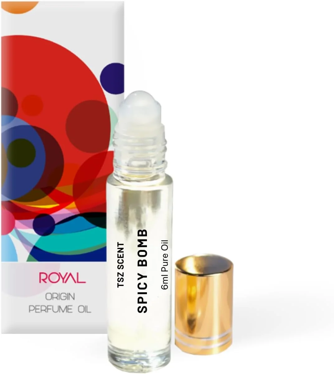 روغن عطر مردانه رولی TSZ Scent Spicy Bombs حجم 6 میلی لیتر - ادکلن با ماندگاری طولانی و رایحه ای تازه