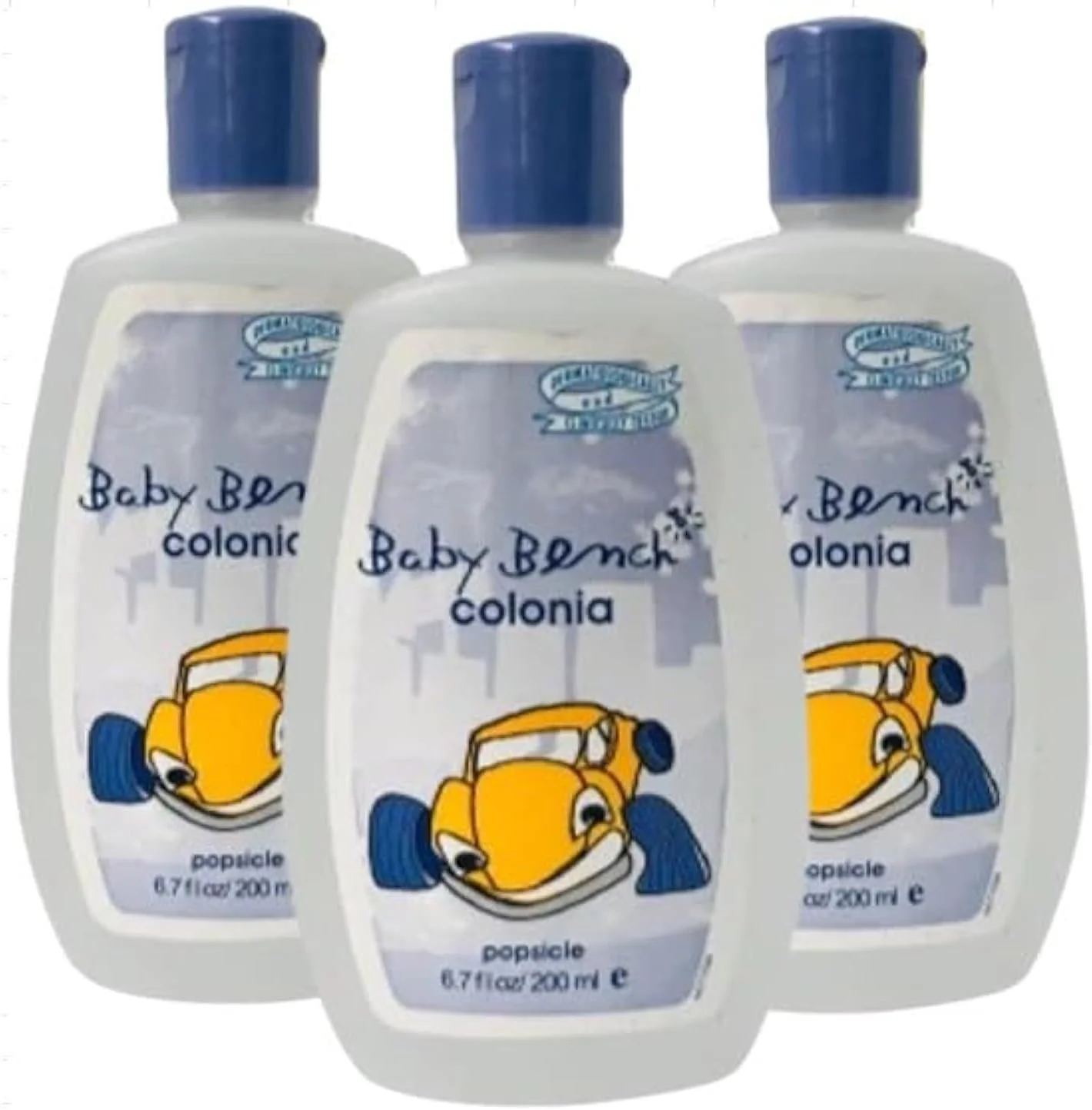 ادکلن کودکانه بنچ کولونیا با رایحه پاپسیکل | عطر کودک، ملایم و ایمن، رایحه ملایم | ماندگاری طولانی رطوبت و رایحه ظریف | ایمن برای دست مادر و پوست کودک 200 میلی لیتر - (بسته 3 عددی).