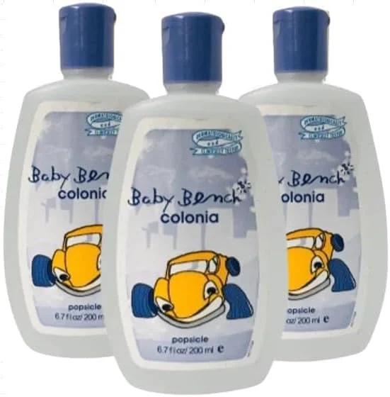 ادکلن کودکانه بنچ کولونیا با رایحه پاپسیکل | عطر کودک، ملایم و ایمن، رایحه ملایم | ماندگاری طولانی رطوبت و رایحه ظریف | ایمن برای دست مادر و پوست کودک 200 میلی لیتر - (بسته 3 عددی).