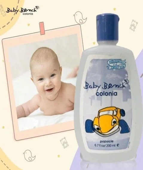 ادکلن کودکانه بنچ کولونیا با رایحه پاپسیکل | عطر کودک، ملایم و ایمن، رایحه ملایم | ماندگاری طولانی رطوبت و رایحه ظریف | ایمن برای دست مادر و پوست کودک 200 میلی لیتر - (بسته 3 عددی).