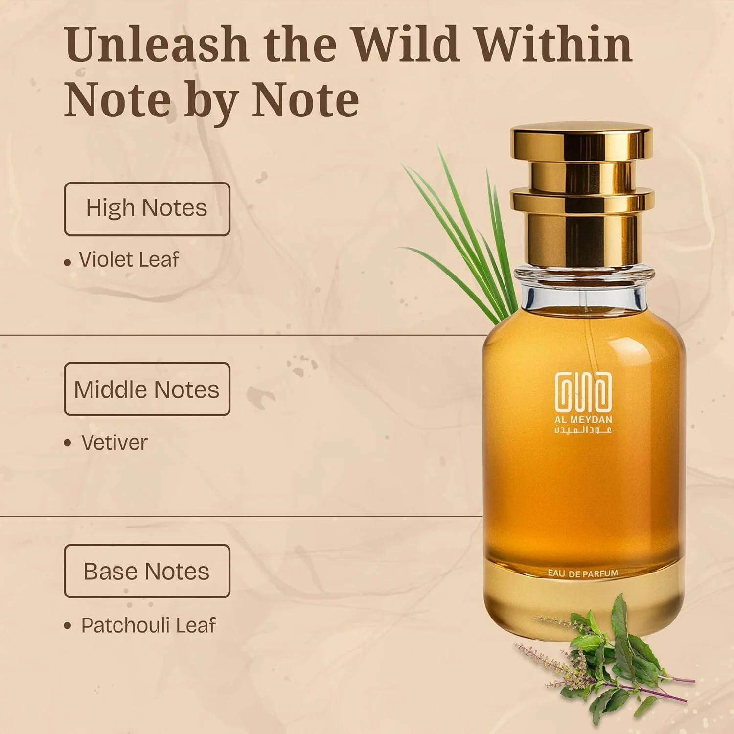 عطر روغنی مردانه – الهام گرفته از الیکسیر تریومف – رایحه بدون الکل با برگ بنفشه، وتیور و نعناع هندی – ماندگاری طولانی، جسورانه و مردانه (30 میلی لیتر)