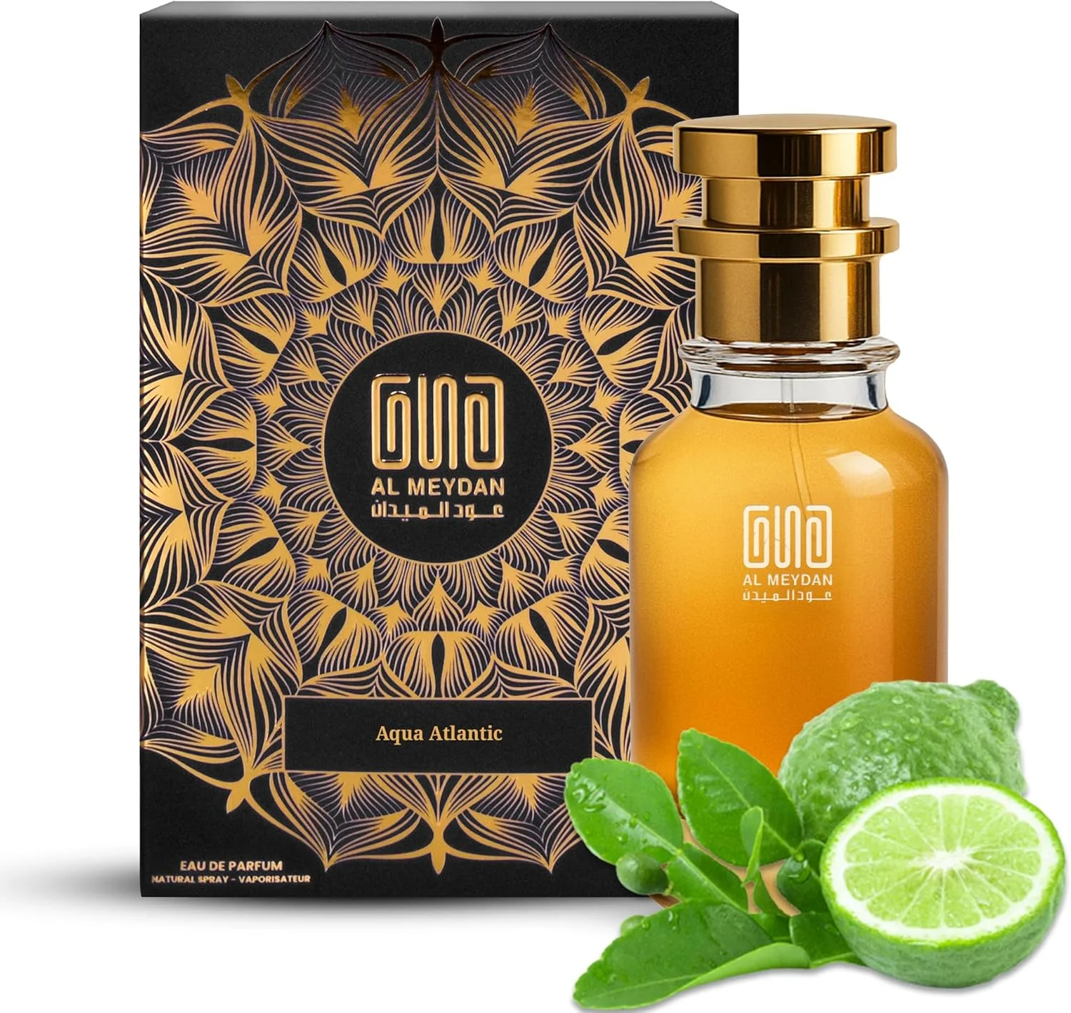 عطر روغنی مردانه – رایحه آکوا آتلانتیک – عطر روغنی بدون الکل با رایحه های آبی، ترنج، چوب صندل و نعناع هندی – ماندگاری طولانی و طراوت (30 میلی لیتر)