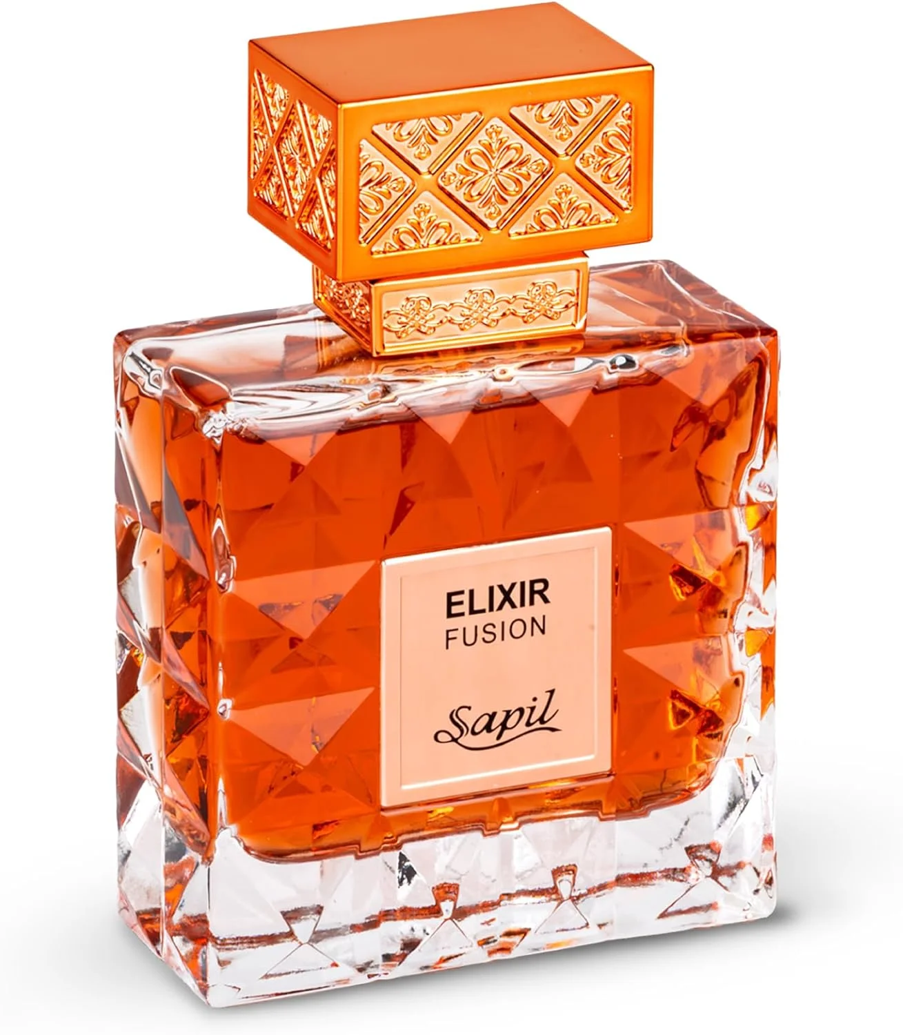 ادو پرفیوم ساپیل Elixir Fusion حجم 100 میلی لیتر، عطر لوکس مقرون به صرفه، رایحه گلی با طراوت با ترنج، فلفل صورتی، نت های اولیه یاس آبی، عطرهای ترکیبی جسورانه برای مردان و زنان