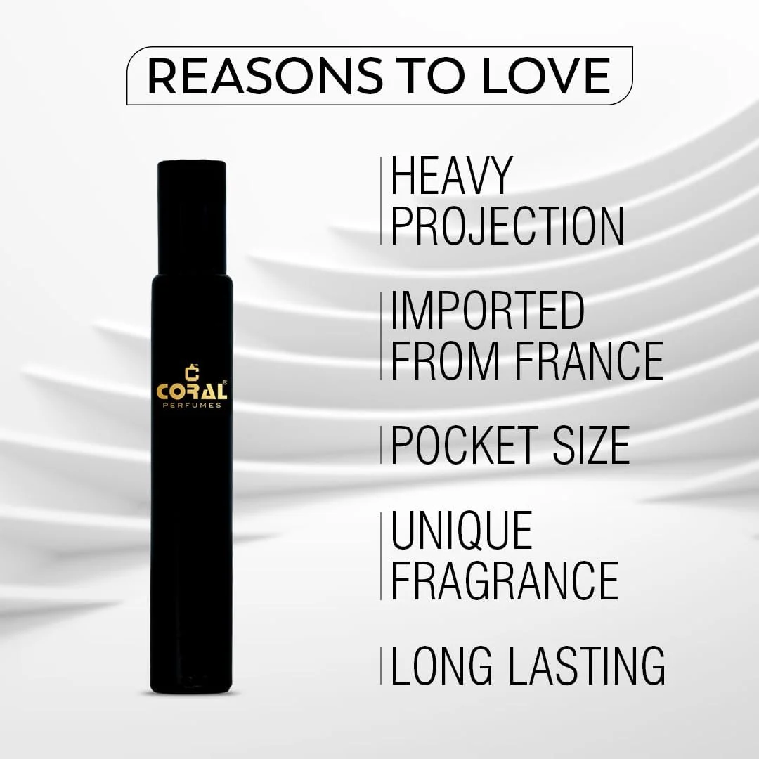 عطر روغنی عود وود رولی | رایحه چوبی، عود و ادویه ای گرم унисекс | عطر متمرکز بدون الکل ساخت فرانسه - 10 میلی لیتر | رایحه ماندگار از Coral Perfumes