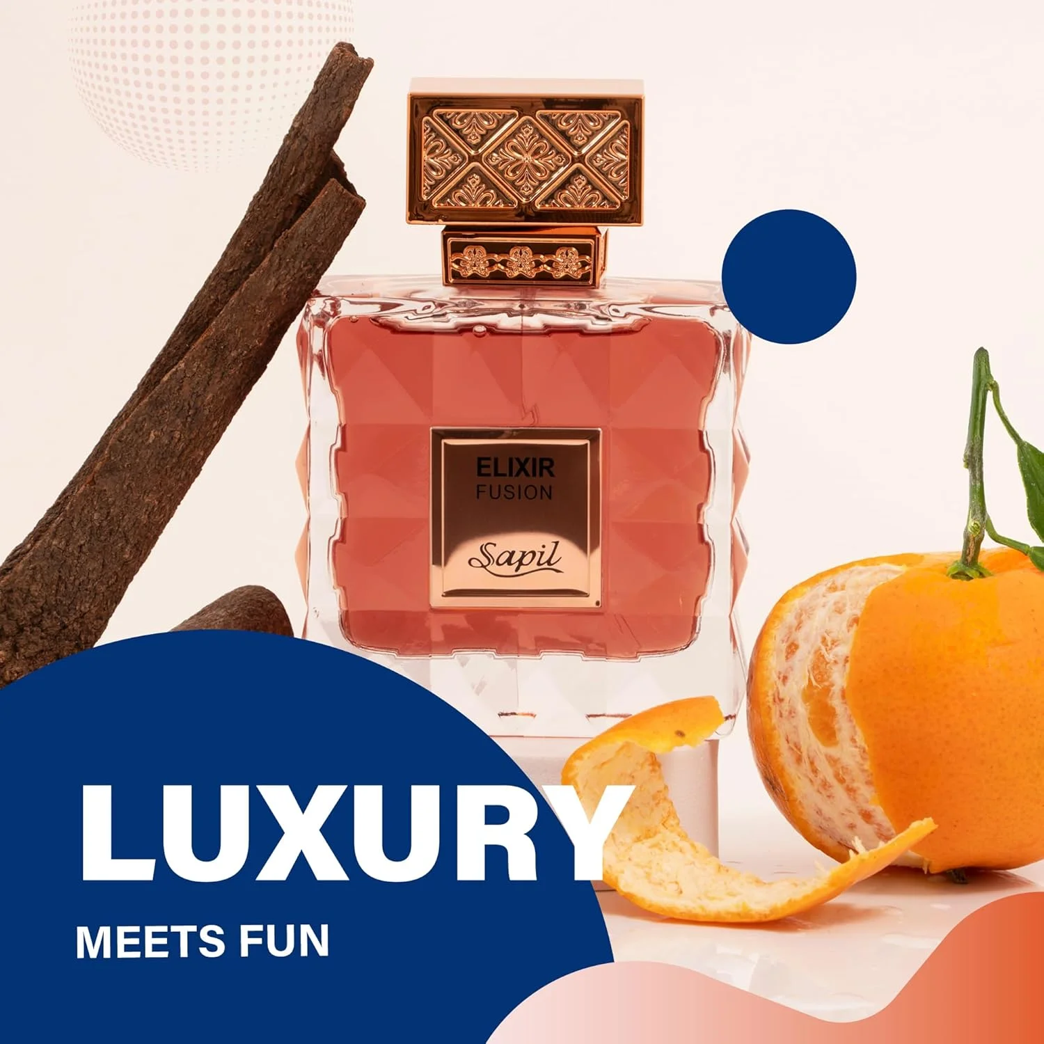 ادو پرفیوم ساپیل Elixir Fusion حجم 100 میلی لیتر، عطر لوکس مقرون به صرفه، رایحه گلی با طراوت با ترنج، فلفل صورتی، نت های اولیه یاس آبی، عطرهای ترکیبی جسورانه برای مردان و زنان ادو پرفیوم ساپیل Elixir Fusion حجم 100 میلی لیتر، عطر لوکس مقرون به صرفه، رایحه گلی با طراوت با ترنج، فلفل صورتی، نت های اولیه یاس آبی، عطرهای ترکیبی جسورانه برای مردان و زنان