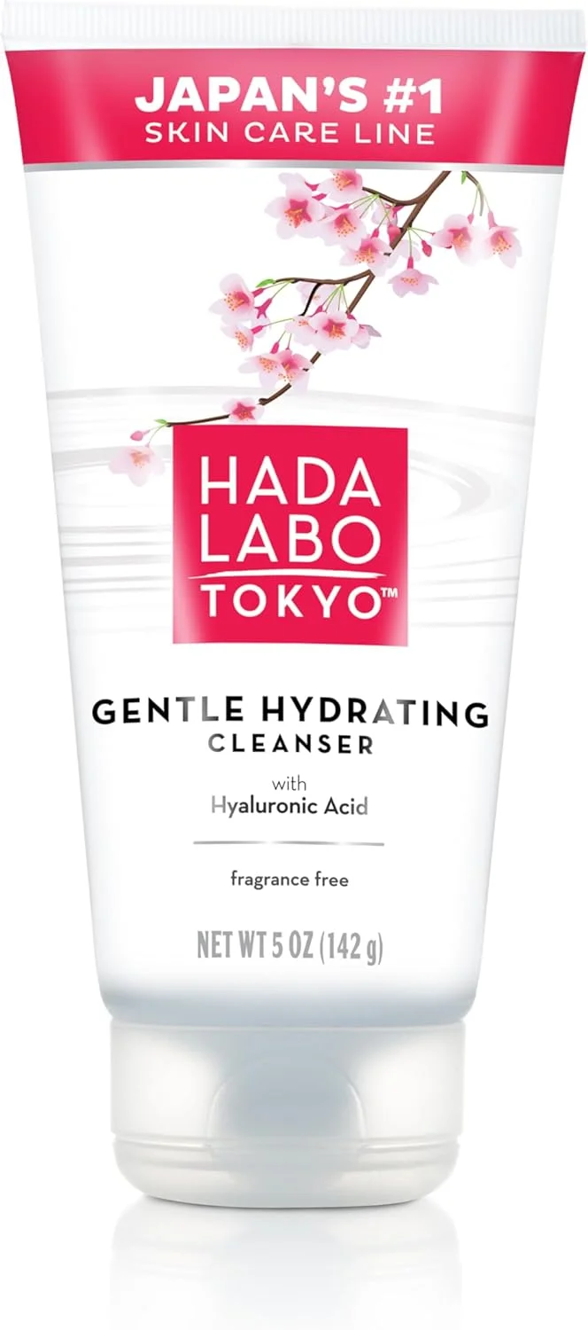 پاک کننده ملایم و آبرسان هادا لابو توکیو 148 میلی لیتر - حاوی اسید هیالورونیک، فاقد عطر، پارابن، الکل، روغن معدنی و رنگ (بسته بندی ممکن است متفاوت باشد)