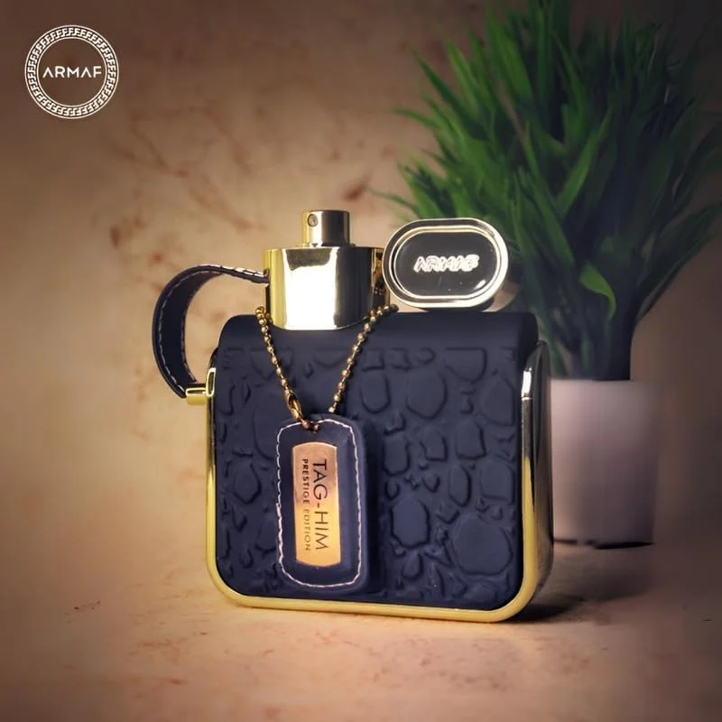 ادکلن مردانه آرماف تگ هیم پرستیژ ادیشن - ادو تویلت 100 میلی لیتر - رایحه کهربایی فوژه برای آقایان