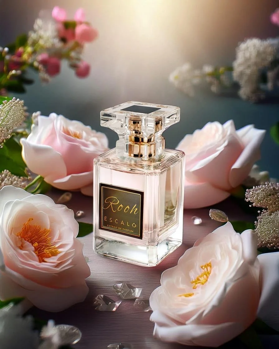 عطر روح، 50 میلی لیتر اکستریت د پرفیوم، عطر مشک گلی ملایم و ظریف با رایحه چوب های سفید و عنبر (50 میلی لیتر، روح)