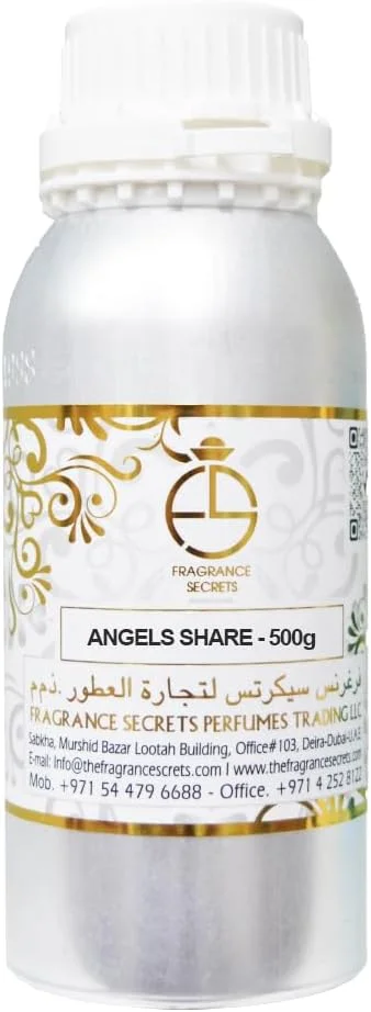 روغن عطر – الهام گرفته از ANGELS SHARE KILIAN | روغن عطر غلیظ و ماندگار بدون الکل (100 گرم، 250 گرم، 500 گرم، 1 کیلوگرم) (250 گرم)