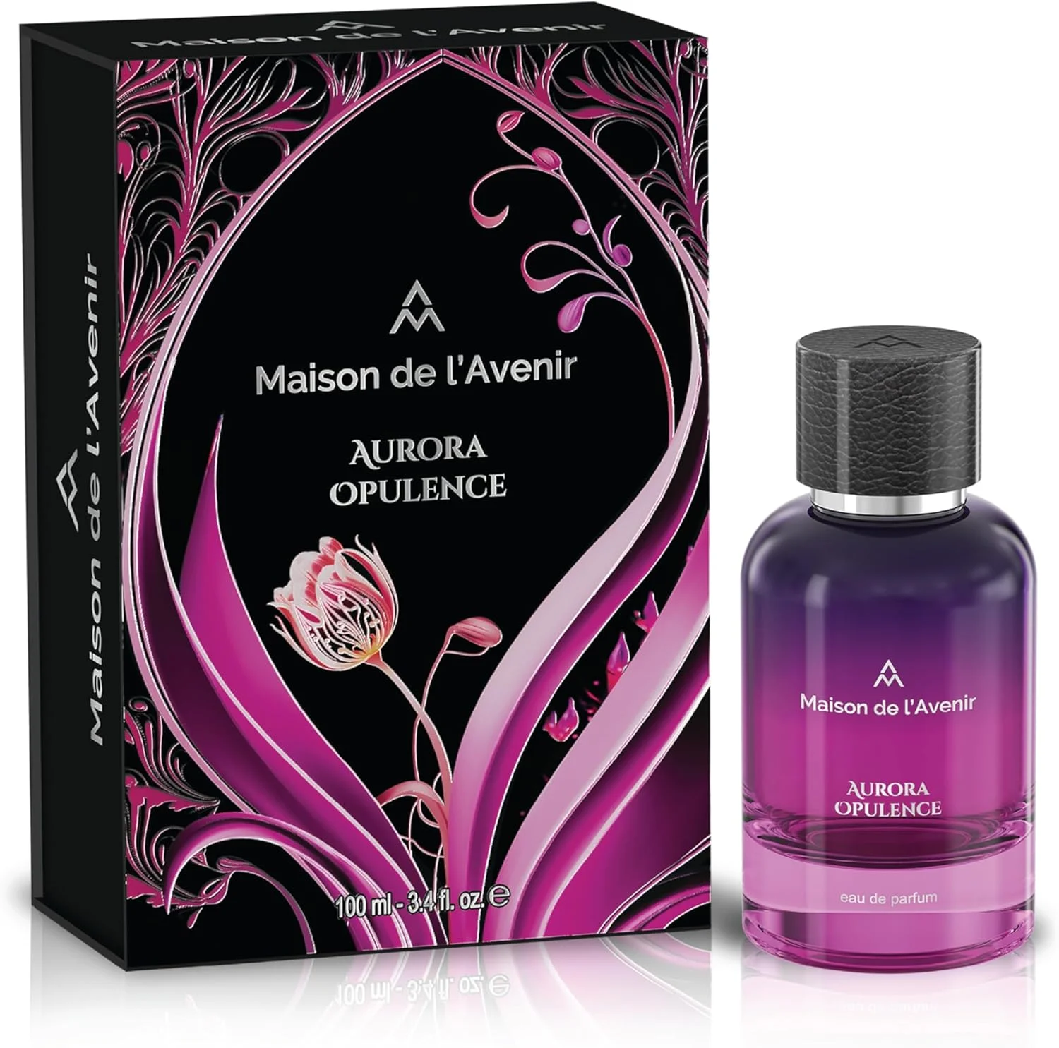Maison de l'Avenir Aurora Opulence - عطر رمانتیک زنانه و لوکس مردانه - با رایحه رز، یاس و عسل - ماندگاری طولانی - عطر نیش ممتاز