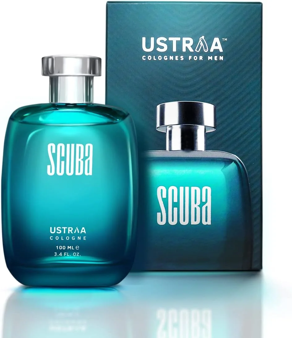 ادکلن مردانه اوسترا مدل Scuba - حجم 100 میلی لیتر | با رایحه های دریایی تند و عمیق | ایده آل برای استفاده روزانه | ماندگاری بالا و بدون گاز