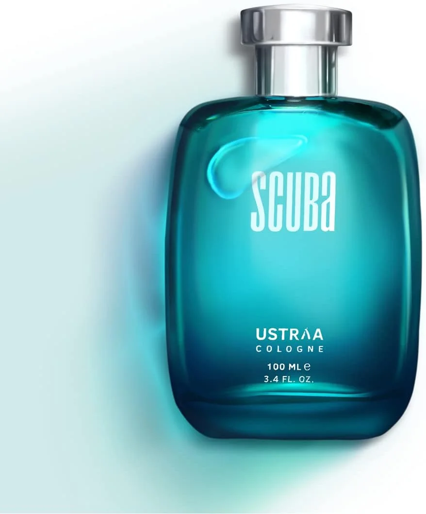 ادکلن مردانه اوسترا مدل Scuba - حجم 100 میلی لیتر | با رایحه های دریایی تند و عمیق | ایده آل برای استفاده روزانه | ماندگاری بالا و بدون گاز