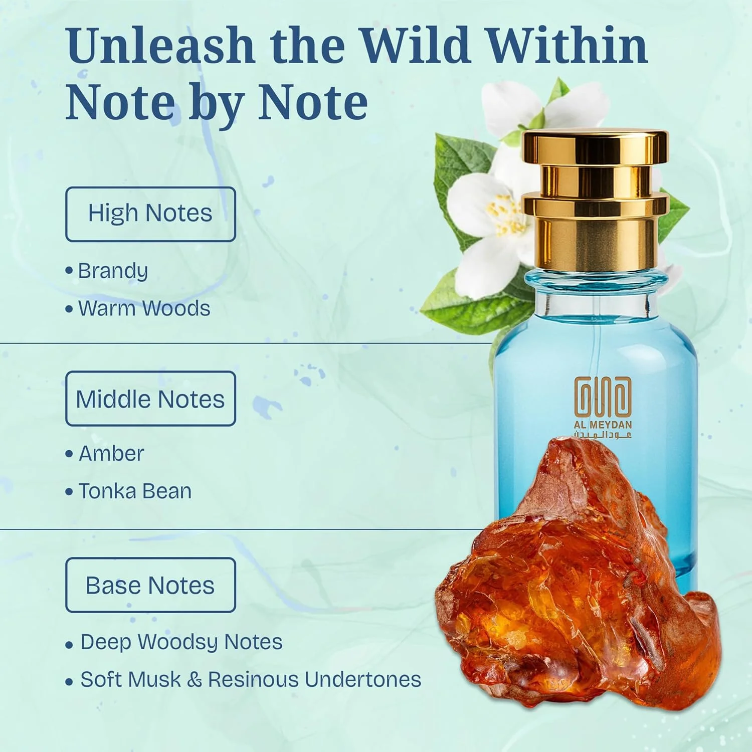 عطر روغنی مردانه – رایحه ای از تراجدی لورد جورج – عطر روغنی چوبی کهربایی بدون الکل با دانه تونکا و چوب های گرم – ماندگاری طولانی، عطر لوکس مردانه (100 میلی لیتر)