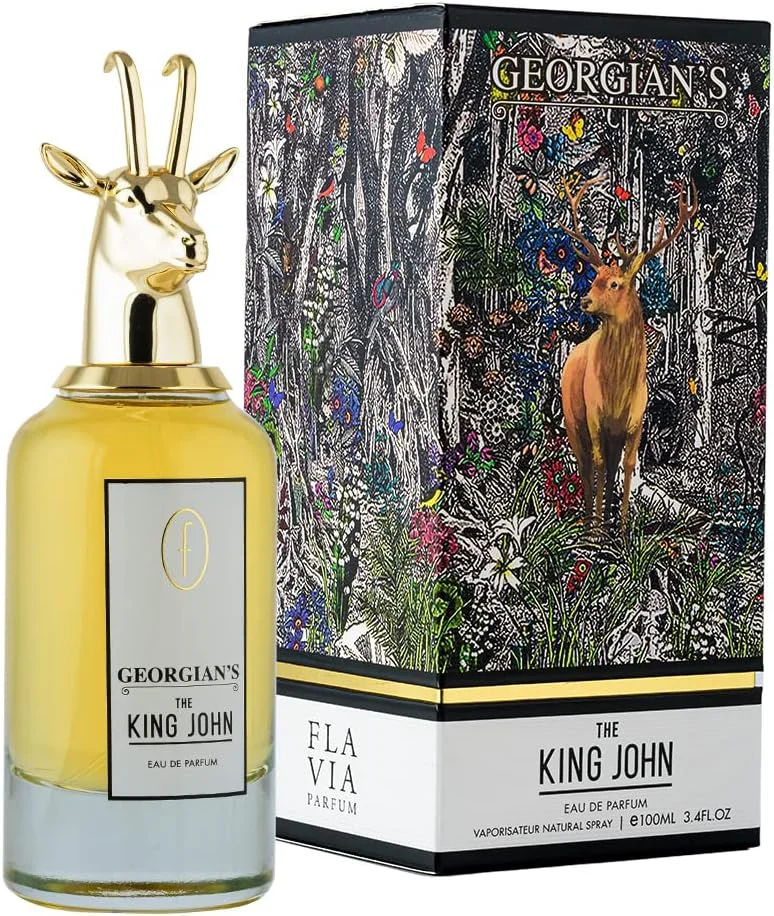 ادکلن مردانه جدید فلاویا مدل Georgian's The King John Eau De Parfum حجم 100 میلی لیتر، عطر مردانه، رایحه، برای او