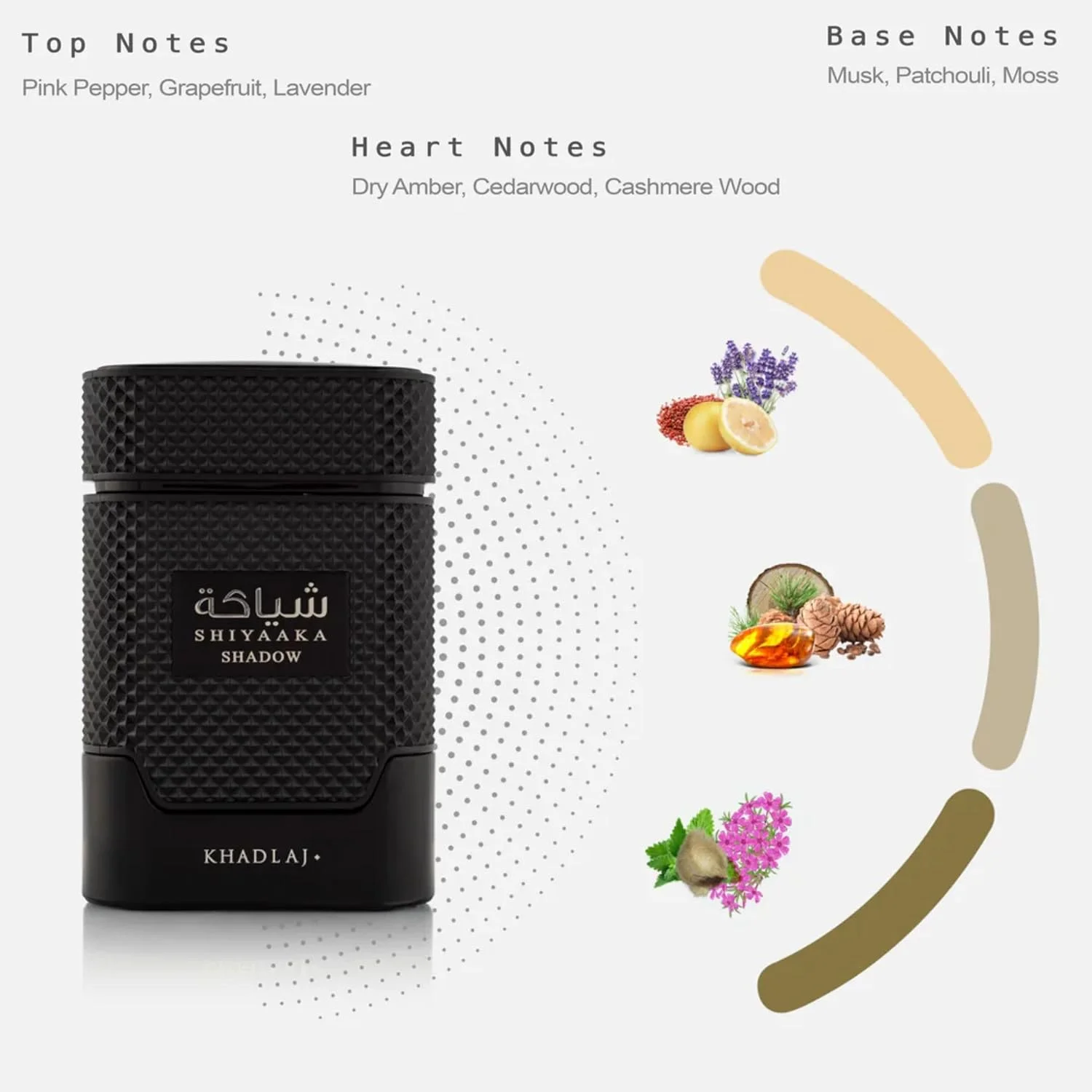 ادکلن مردانه شیاکا شادو نسخه ویژه از خادلج، عطر لوکس با رایحه فلفل صورتی، چوب سدر و مشک ادکلن مردانه شیاکا شادو نسخه ویژه از خادلج، عطر لوکس با رایحه فلفل صورتی، چوب سدر و مشک