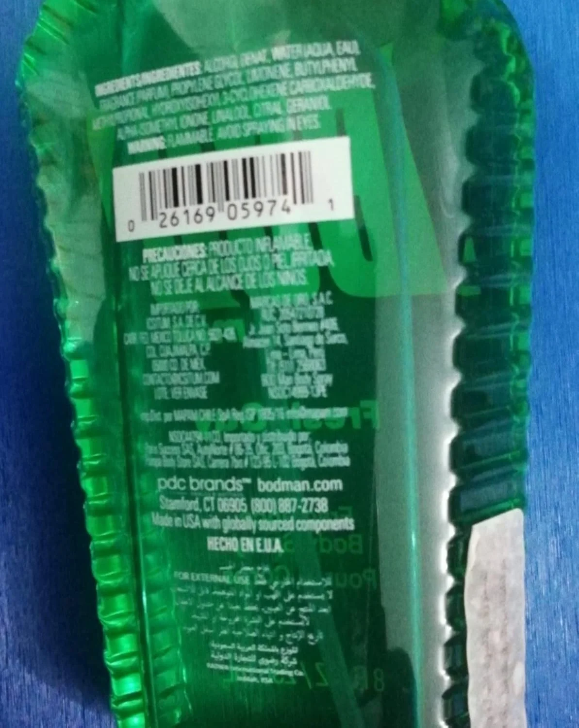 اسپری بدن مردانه Parfums De Coeur Bod Man Fresh Guy با رایحه 8oz - 100% اصل