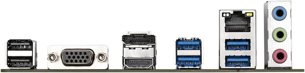 مادربرد GIGABYTE B760M E - پشتیبانی از پردازنده‌های نسل چهاردهم اینتل Core، VRM با 6+1+1 فاز، پشتیبانی از DDR5 تا 7200 مگاهرتز (OC)، 2xPCIe 4.0 M.2، LAN 1 گیگابیتی، USB 3.2 Gen 1