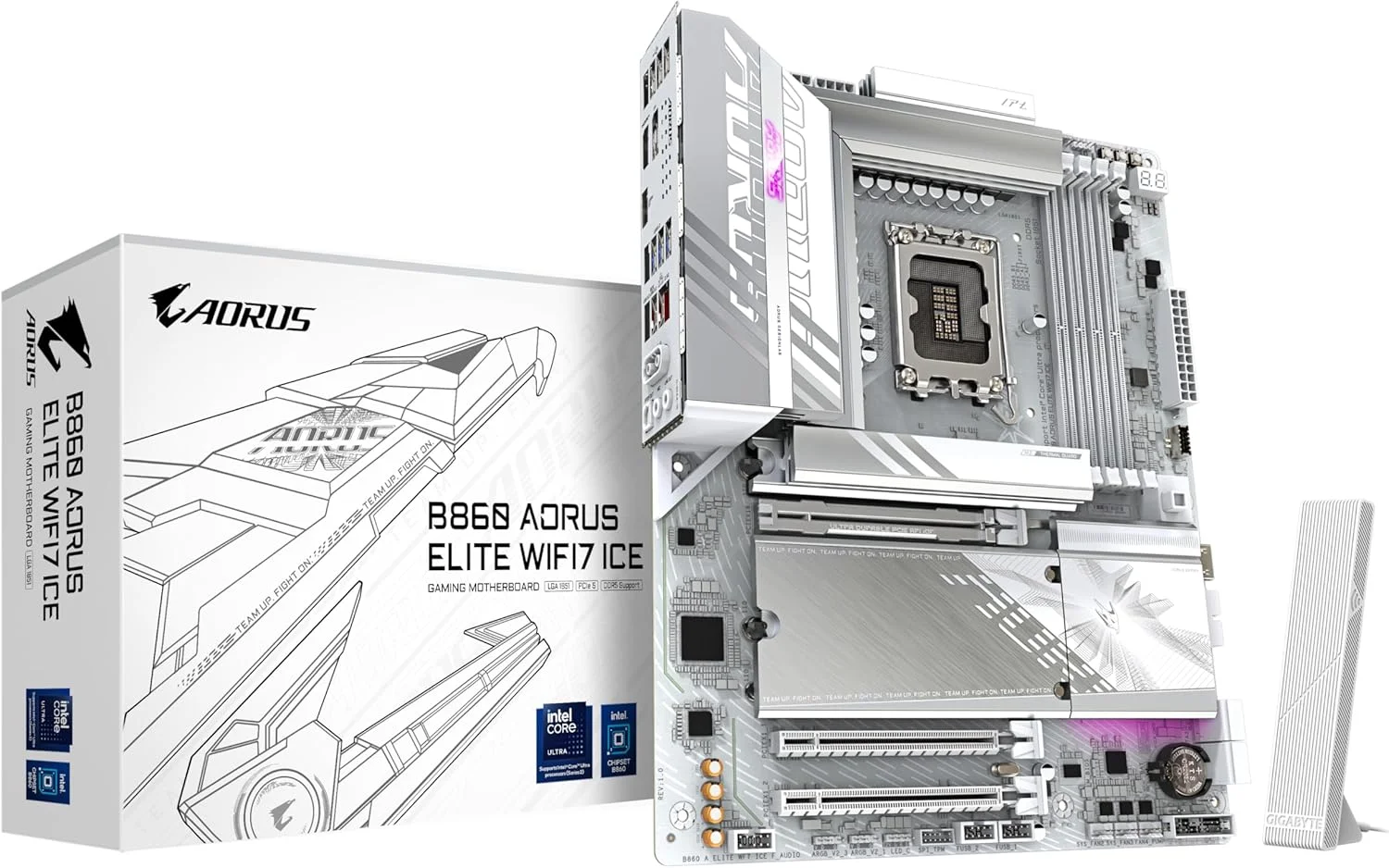مادربرد گیگابایت مدل B860 AORUS Elite WIFI7 ICE