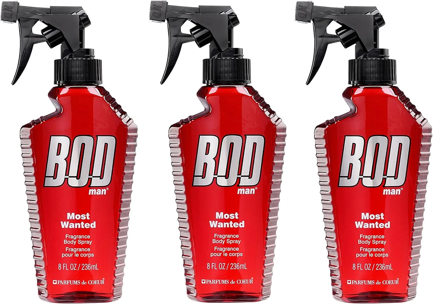 اسپری بدن مردانه با رایحه دلخواه، 236 میلی لیتر. بسته 3 عددی.