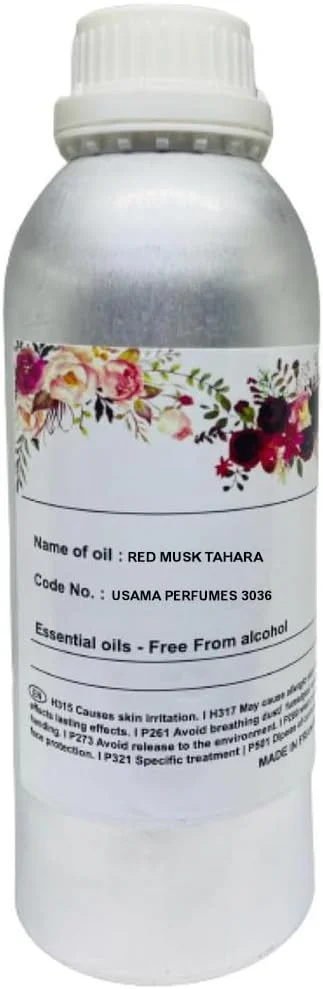 روغن عطر غلیظ مشک سرخ طهورا | عطر اصیل و ماندگار | روغن عطر ۱۰۰۰ میلی لیتری از عطر اسامه | عود الحافظ