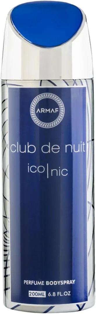 ست هدیه دو تکه عطر مردانه آرماف کلاب د نایت بلو آیکونیک، ادو پرفیوم 105 میلی لیتر، اسپری بدن معطر 200 میلی لیتر، رایحه ماندگار، رایحه مرکباتی چوبی، ست هدیه لوکس