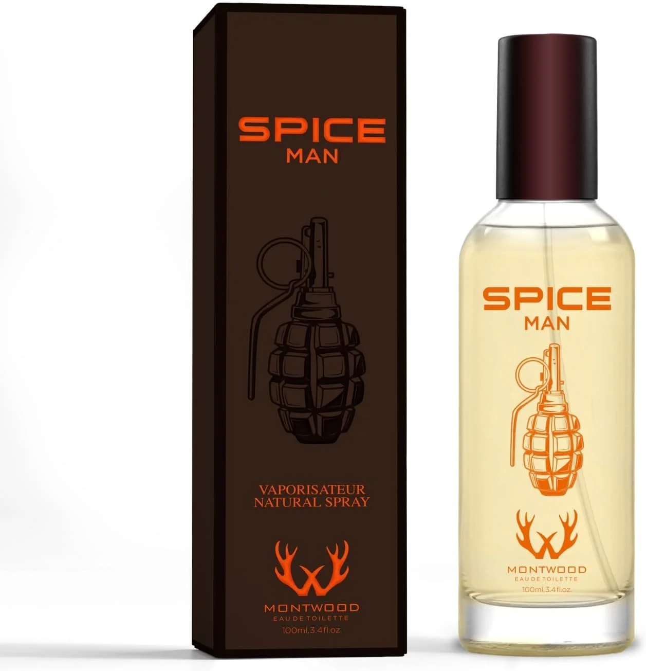 ادکلن مردانه Spice Man - عطر مشک ماندگار برای مردان - رایحه جسورانه ادویه ای - افزایش اعتماد به نفس - 100 میلی لیتر