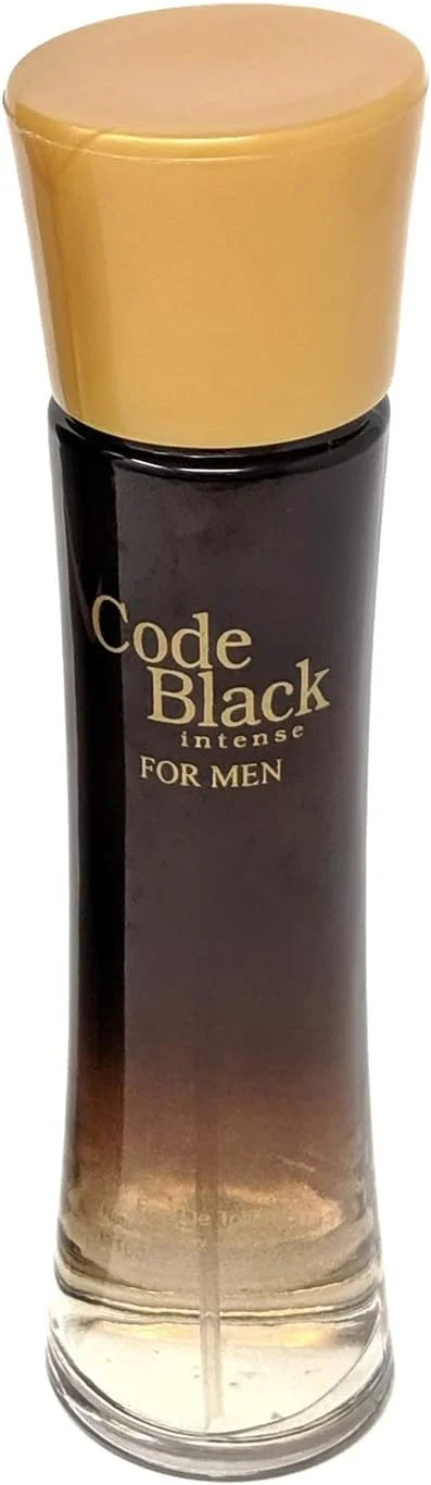 ادکلن مردانه هایبرید اند کمپانی کد بلک اینتنس، ادو تویلت اسپری طبیعی با رایحه مردانه، 100 میلی لیتر