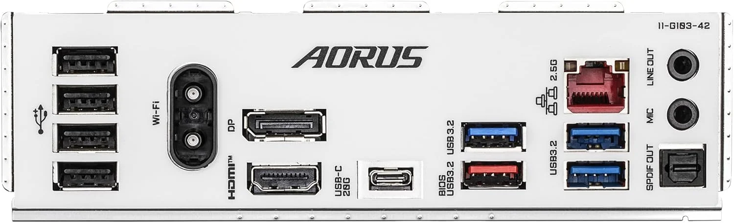 مادربرد GIGABYTE B760M AORUS Elite WIFI6E GEN5 - پشتیبانی از پردازنده های نسل 14 اینتل Core، VRM دیجیتال 1+1+12 فاز، DDR5 تا 5600 مگاهرتز، 2x PCIe 4.0 M.2، Wi-Fi 6E، LAN 2.5GbE