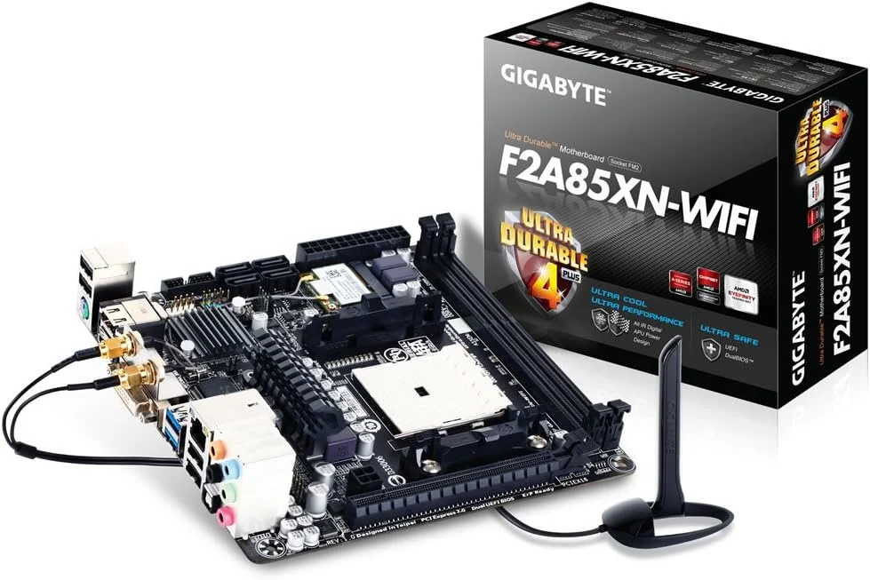 مادربرد گیگابایت FM2 A85X (Hudson D4) Wi-Fi Mini ITX با بایوس UEFI مدل GA-F2A85XN-WIFI مادربرد گیگابایت FM2 A85X (Hudson D4) Wi-Fi Mini ITX با بایوس UEFI مدل GA-F2A85XN-WIFI