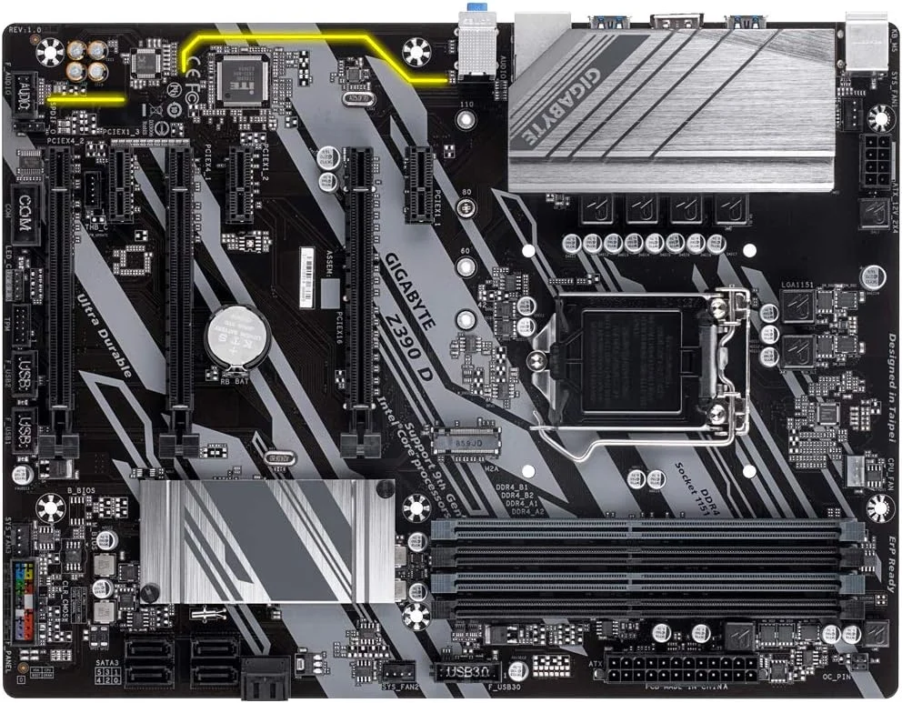 مادربرد GIGABYTE D Intel Z390 LGA 1151 ATX DDR4-SDRAM