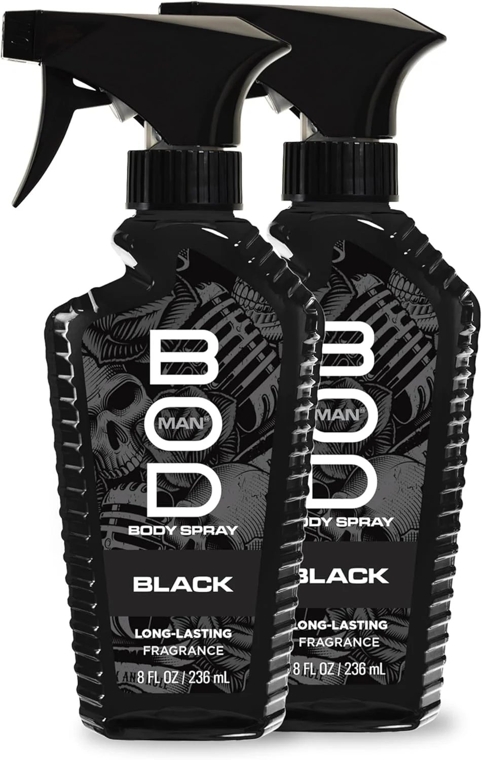 اسپری خوشبو کننده بدن مردانه BOD Man، مشکی، 236 میلی لیتر (بسته 2 عددی)