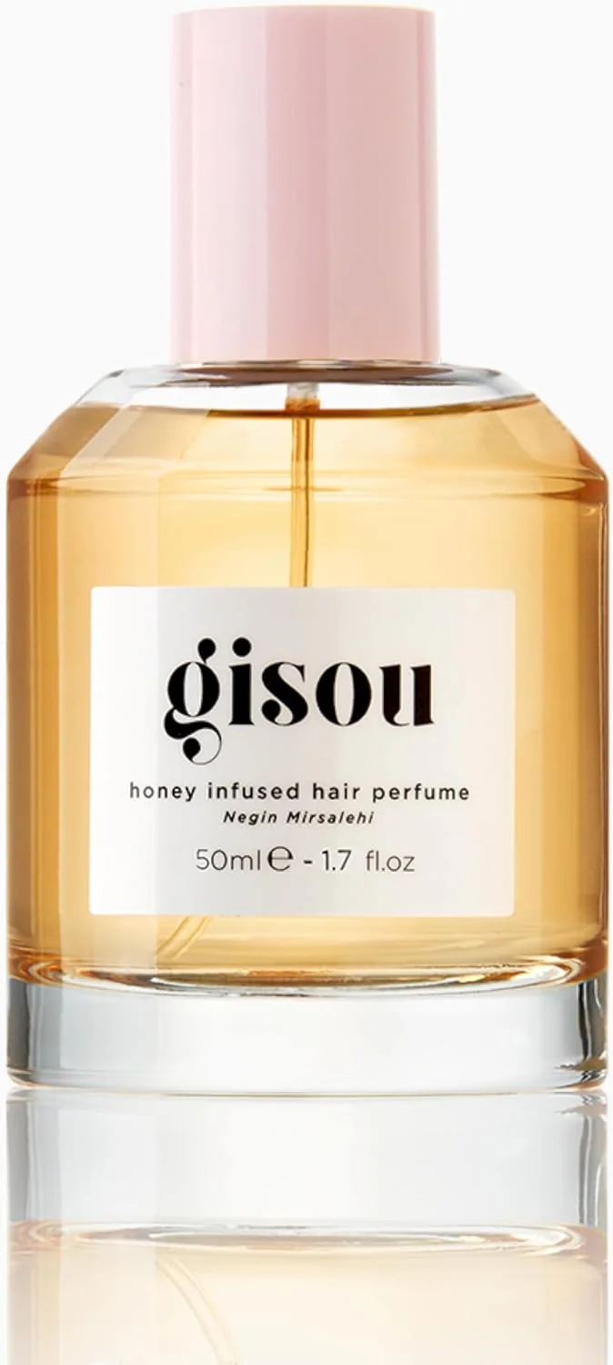 عطر موی غنی شده با عسل گیسو - عطر موی ماندگار با عسل میرصالحی و روغن آرگان، رایحه عسل گل های وحشی، 50 میلی لیتر