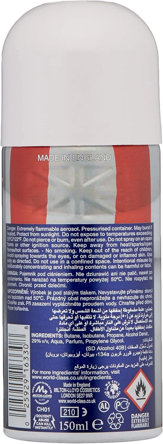 اسپری بدن مردانه میلتون لوید مدل America Sport، ۱۵۰ میلی لیتر